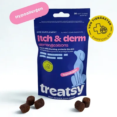 Treatsy Complément - Anti-Démangeaisons pour chiens Treatsy Complément - Anti-Démangeaisons pour chiens