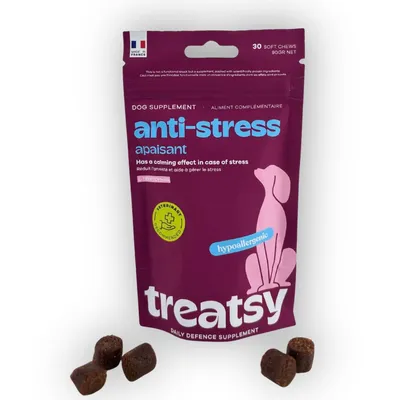 Treatsy Complément Alimentaire - Anti-Stress pour chiens Treatsy Complément Alimentaire - Anti-Stress pour chiens