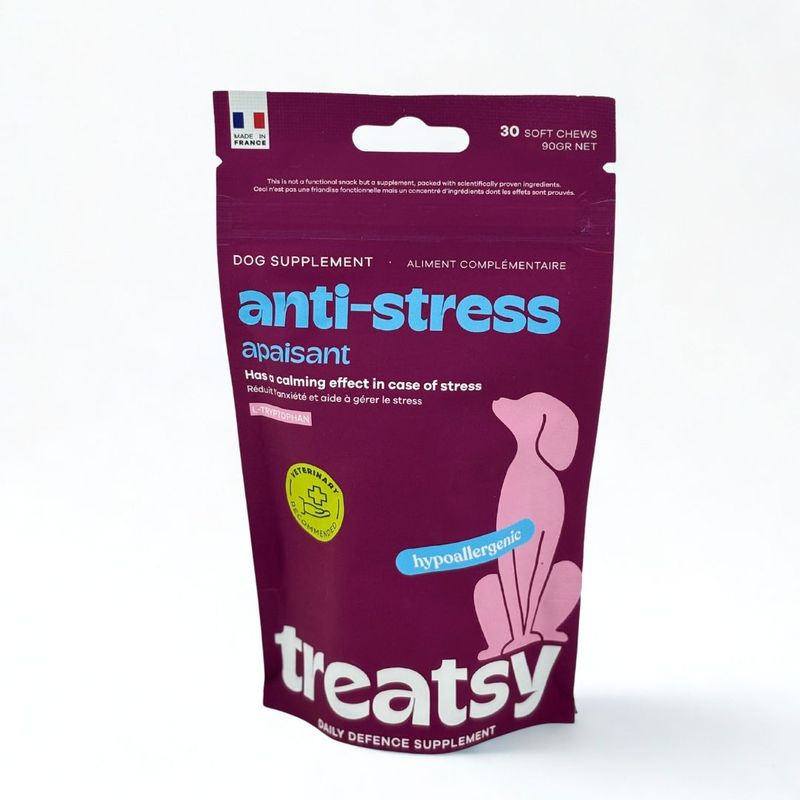 Treatsy Complément Alimentaire - Anti-Stress pour chiens