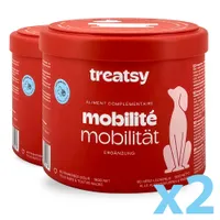 Treatsy Complément Alimentaire - Mobilité Articulations pour chien Lot de 2