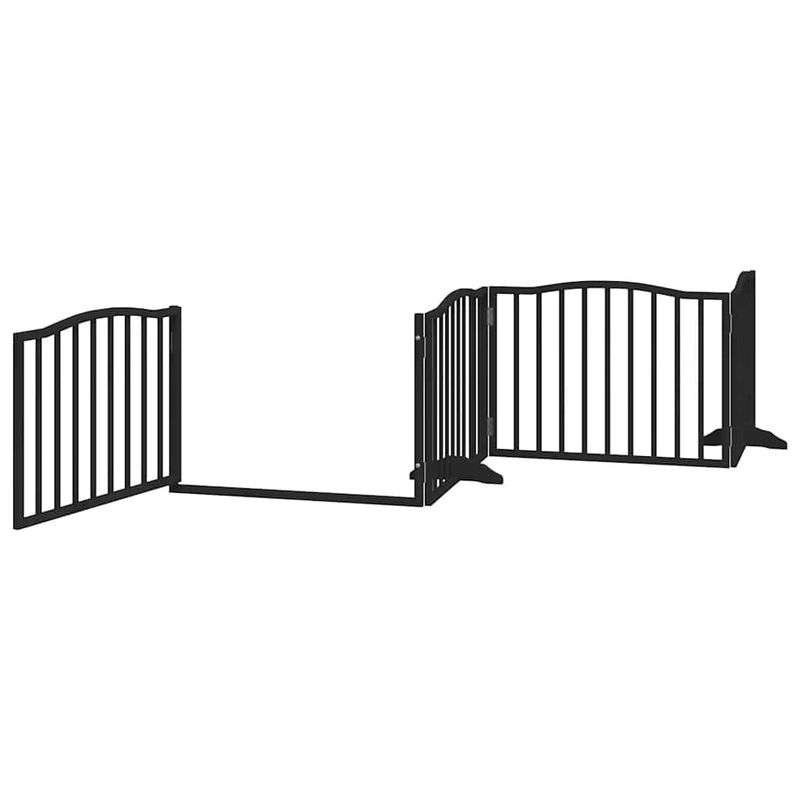 vidaXL Barrière en bois de peuplier pour chien