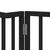 vidaXL Barrière en bois de peuplier pour chien