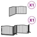 vidaXL Barrière en bois de peuplier pour chien