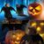 FurryFusion Costume de chat chauve-souris pour Halloween