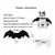 FurryFusion Costume de chat chauve-souris pour Halloween