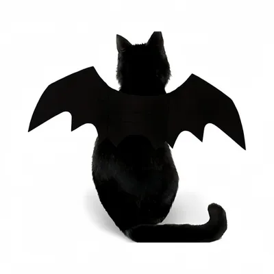 FurryFusion Fledermaus-Kostüm für Katzen zu Halloween FurryFusion Fledermaus-Kostüm für Katzen zu Halloween