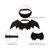 FurryFusion Costume de chat chauve-souris pour Halloween