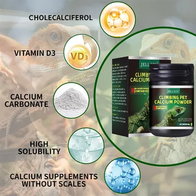 IntiMeg Poudre de Calcium avec Vitamine D3 pour Reptiles