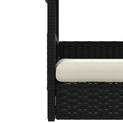 vidaXL niche pour chien Rotin synthétique