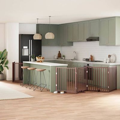 vidaXL barrière pour chien Bois