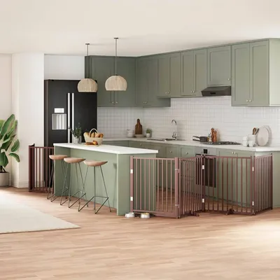 vidaXL barrière pour chien Bois