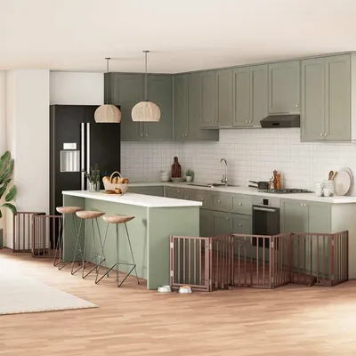 vidaXL barrière pour chien Bois