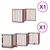vidaXL barrière pour chien Bois vidaXL barrière pour chien Bois