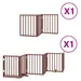 vidaXL barrière pour chien Bois