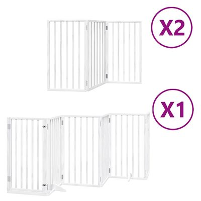 vidaXL barrière pour chien Bois