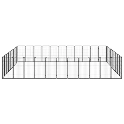 vidaXL parc pour chiens Acier