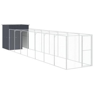 vidaXL niche pour chien Acier