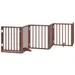 vidaXL barrière pour chien Bois