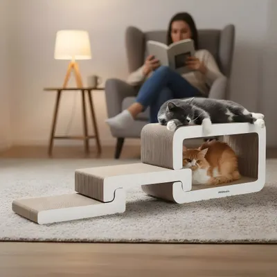 PetRhein Carton à gratter Aura Ridge Series