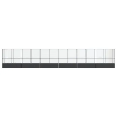 vidaXL volière Acier