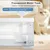 IntiMeg Fontaine à eau pour chat , 2.5L , 30dB