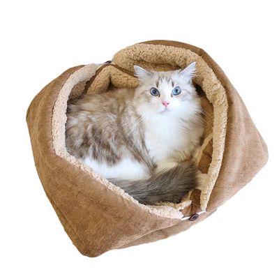 IntiMeg Tapis auto - chauffant en peluche pour chats et chiens