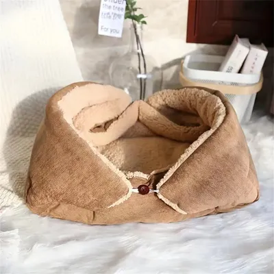 IntiMeg Tapis auto - chauffant en peluche pour chats et chiens