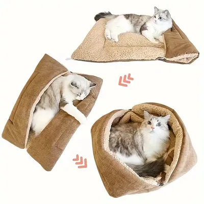 IntiMeg Tapis auto - chauffant en peluche pour chats et chiens