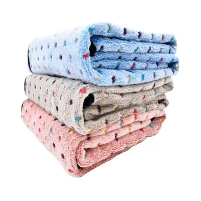 IntiMeg Couvertures pour chat et chien - 3 pièces - 52x76cm IntiMeg Couvertures pour chat et chien - 3 pièces - 52x76cm