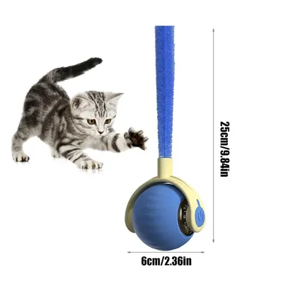 IntiMeg Jouet - Balle interactive pour chien et chat