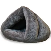 IntiMeg Cama tipo cueva para perros y gatos, 45 x 40 x 30 cm