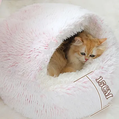 FurryFusion Lit pour chat semi-fermé