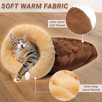 IntiMeg Niche pour chat isolée en laine, 65 x 48 cm