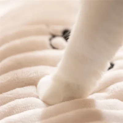 IntiMeg Lit chauffant pour chat - sac de couchage 3D