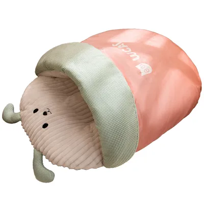 IntiMeg Lit chauffant pour chat - sac de couchage 3D