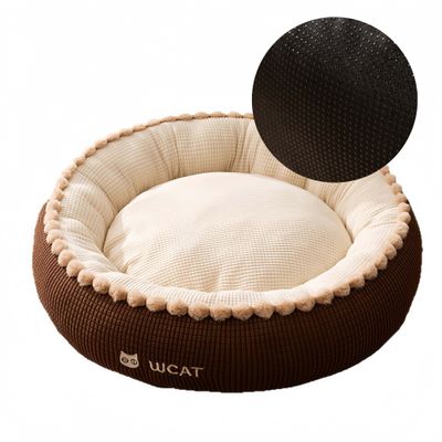 FurryFusion Nid de couchage profond pour chats et chiens