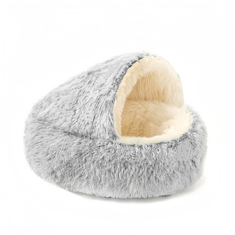 FurryFusion Lit pour chat semi-fermé