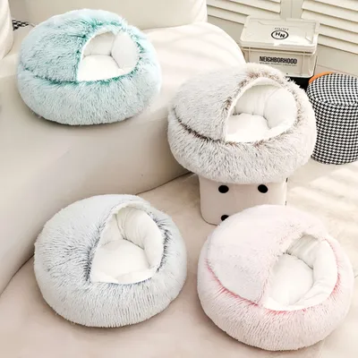 FurryFusion Lit pour chat semi-fermé