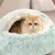 FurryFusion Lit pour chat semi-fermé