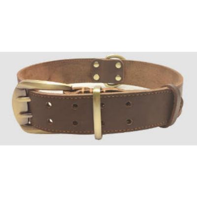 FurryFusion Collier en cuir pour chien