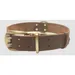 FurryFusion Collier en cuir pour chien