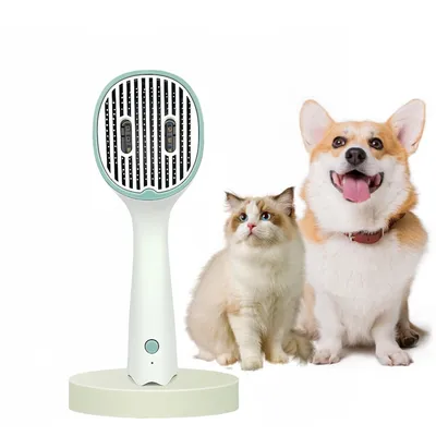 IntiMeg Brosse électrique auto - nettoyante pour chien et chat IntiMeg Brosse électrique auto - nettoyante pour chien et chat
