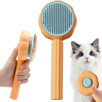 IntiMeg Brosse auto - nettoyante pour chien et chat
