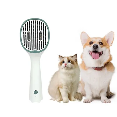 IntiMeg Brosse électrique auto - nettoyante pour chien et chat