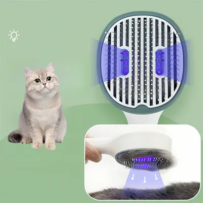 IntiMeg Brosse électrique auto - nettoyante pour chien et chat
