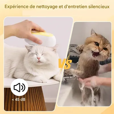 IntiMeg Brosse à Vapeur 5 en 1 pour Chat