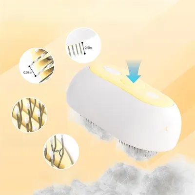 IntiMeg Brosse à Vapeur 5 en 1 pour Chat