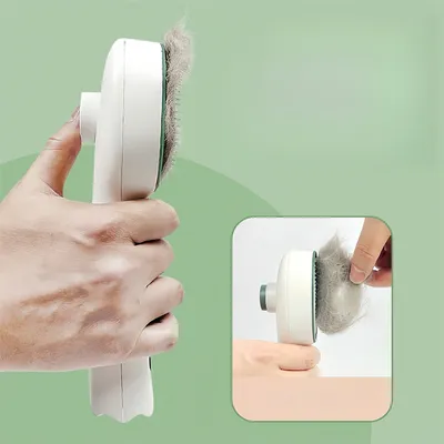 IntiMeg Brosse électrique auto - nettoyante pour chien et chat