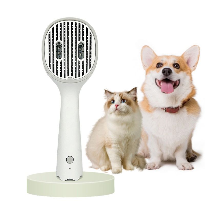 IntiMeg Brosse électrique auto - nettoyante pour chien et chat