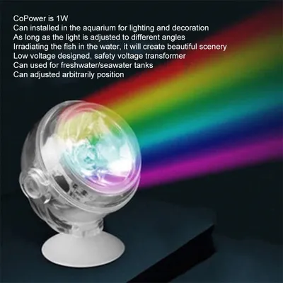 IntiMeg Lumières LED colorées pour aquarium